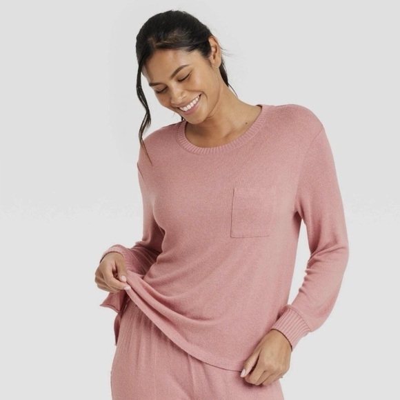 NWT Stars Above Cozy Soft Crewneck Lounge Pajama Sweater - Picture 1 of 4